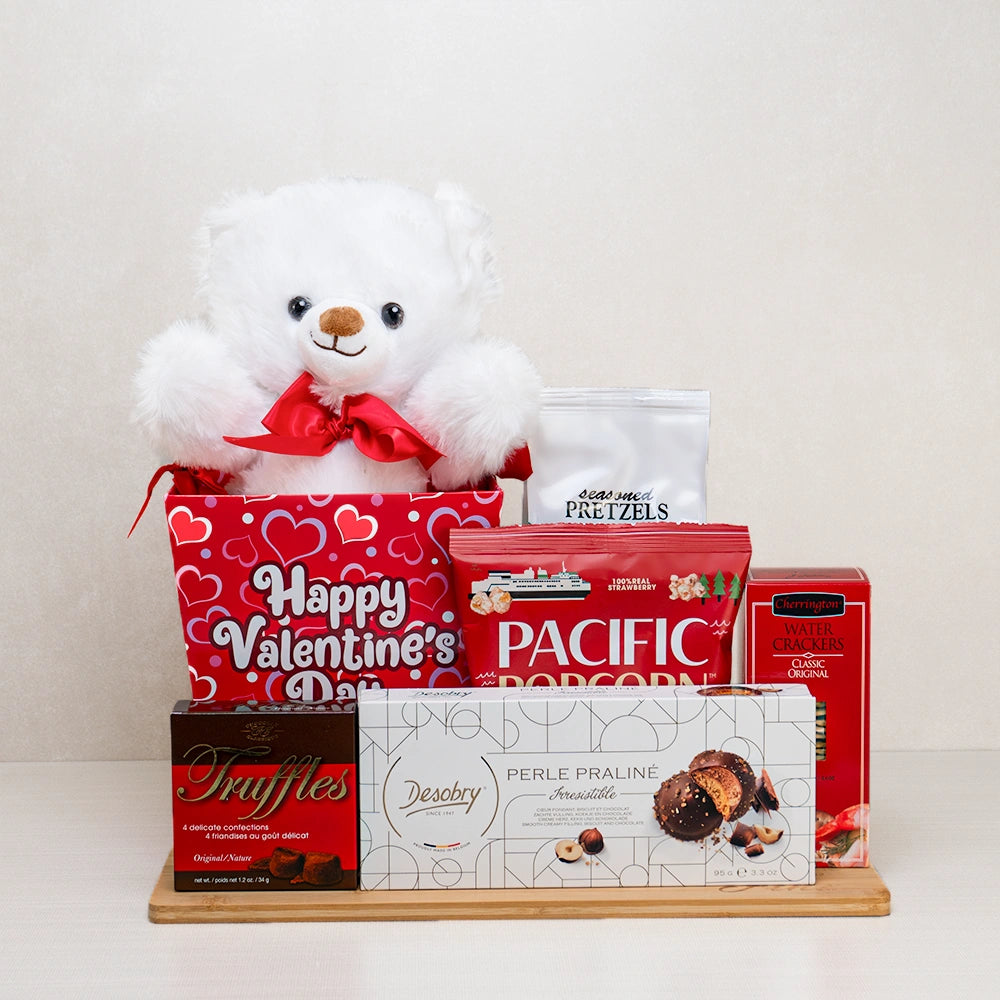 Valentines Gift Basket For Him