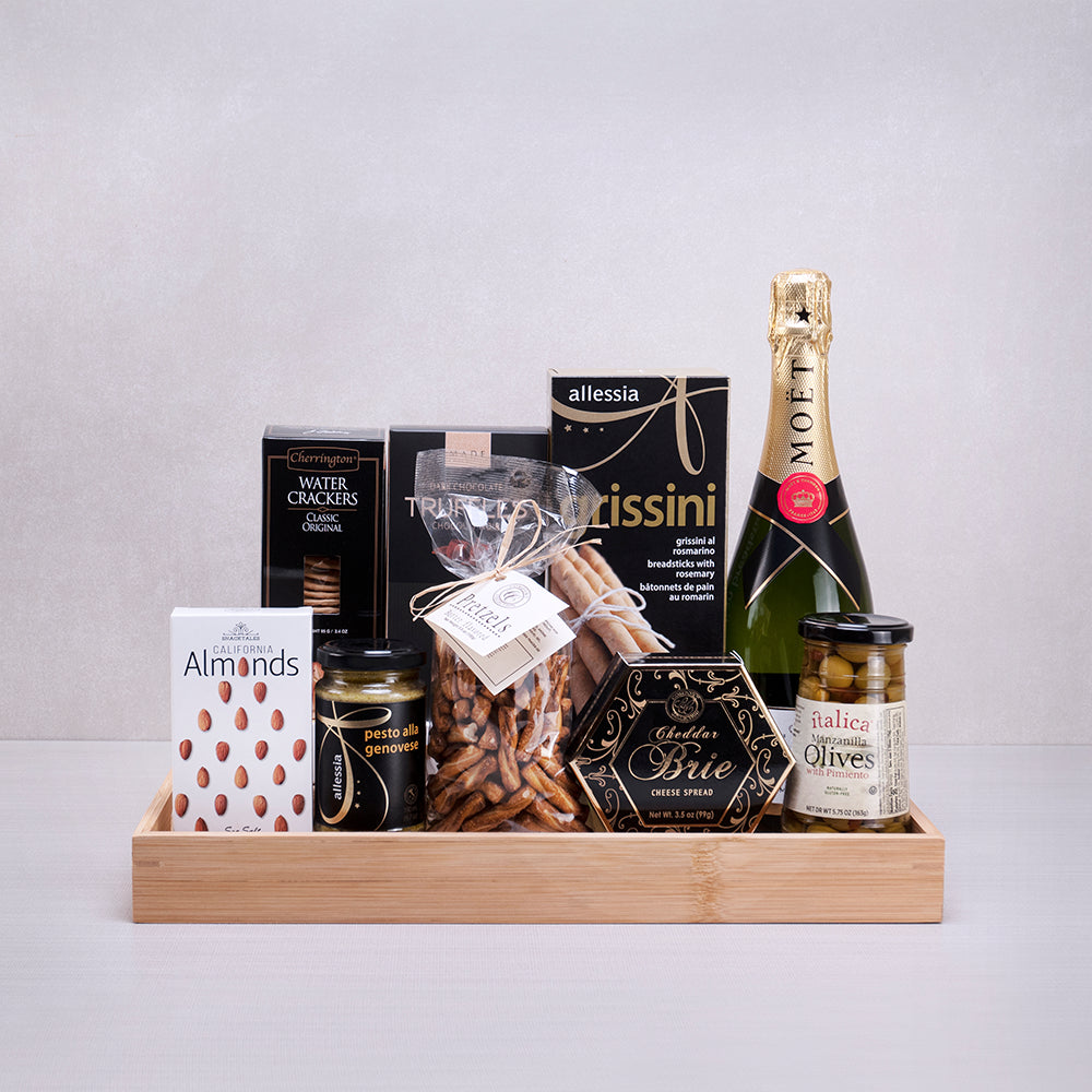 Celebration With Champagne Gift Basket