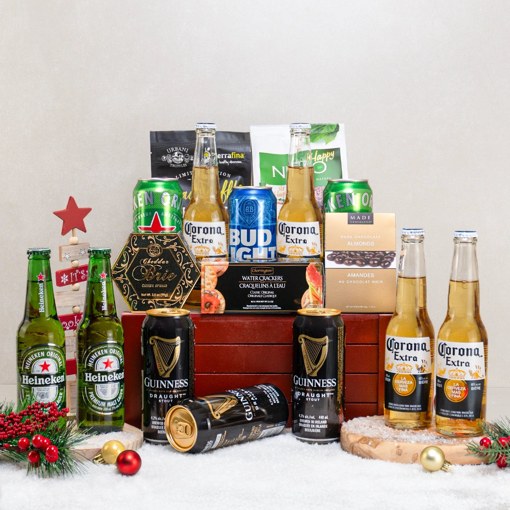 12 Beers Of Christmas Gift Basket