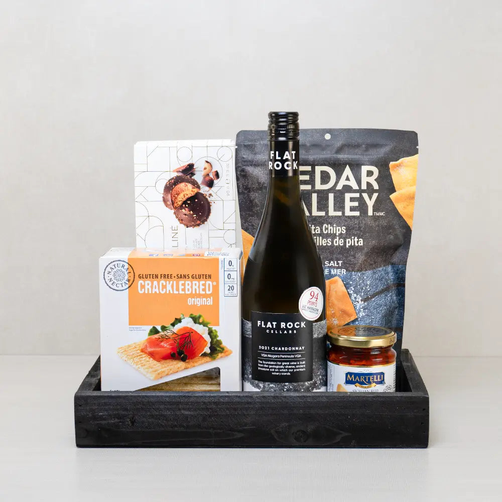 Thinking Of You Sympathy Wine And Snack Set