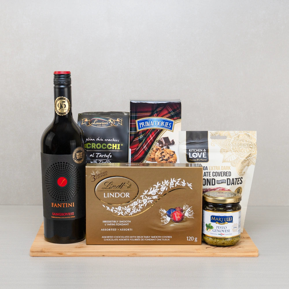 Valentines Wine Sweet Treats Hamper