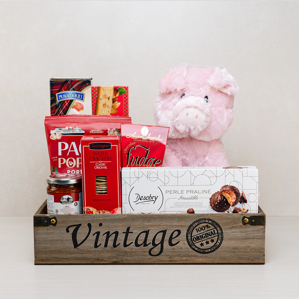 Wrapped In Love Heart Basket