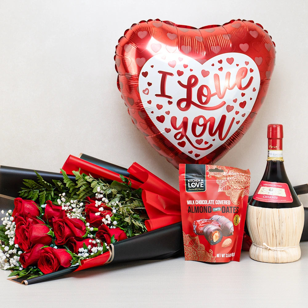 Romantic Rose Wine Hamper