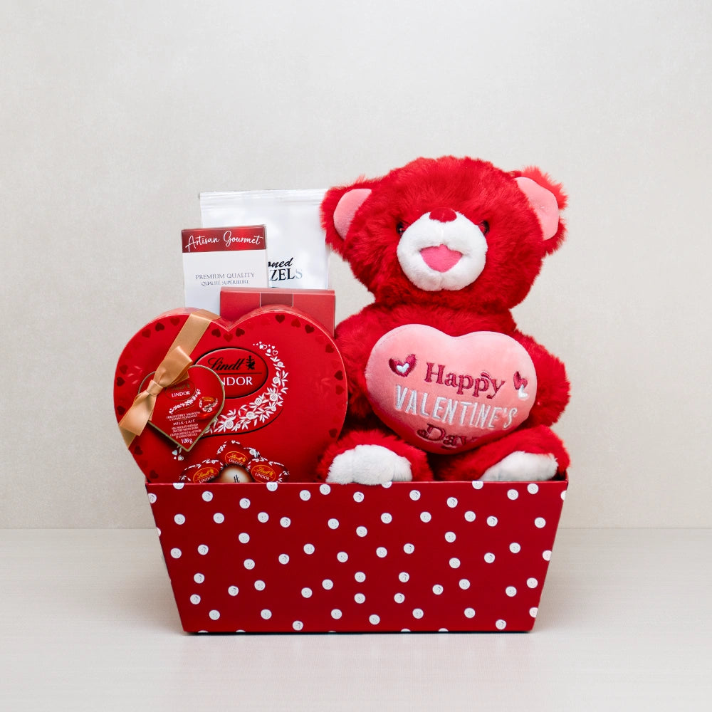 Valentines Gift Basket For Her