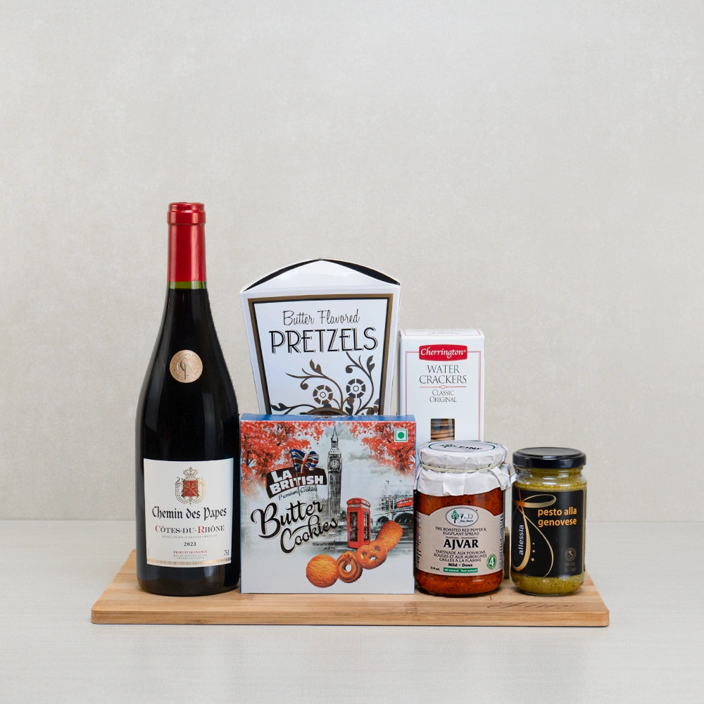 Pretzels Butter Cookiee Treat Basket