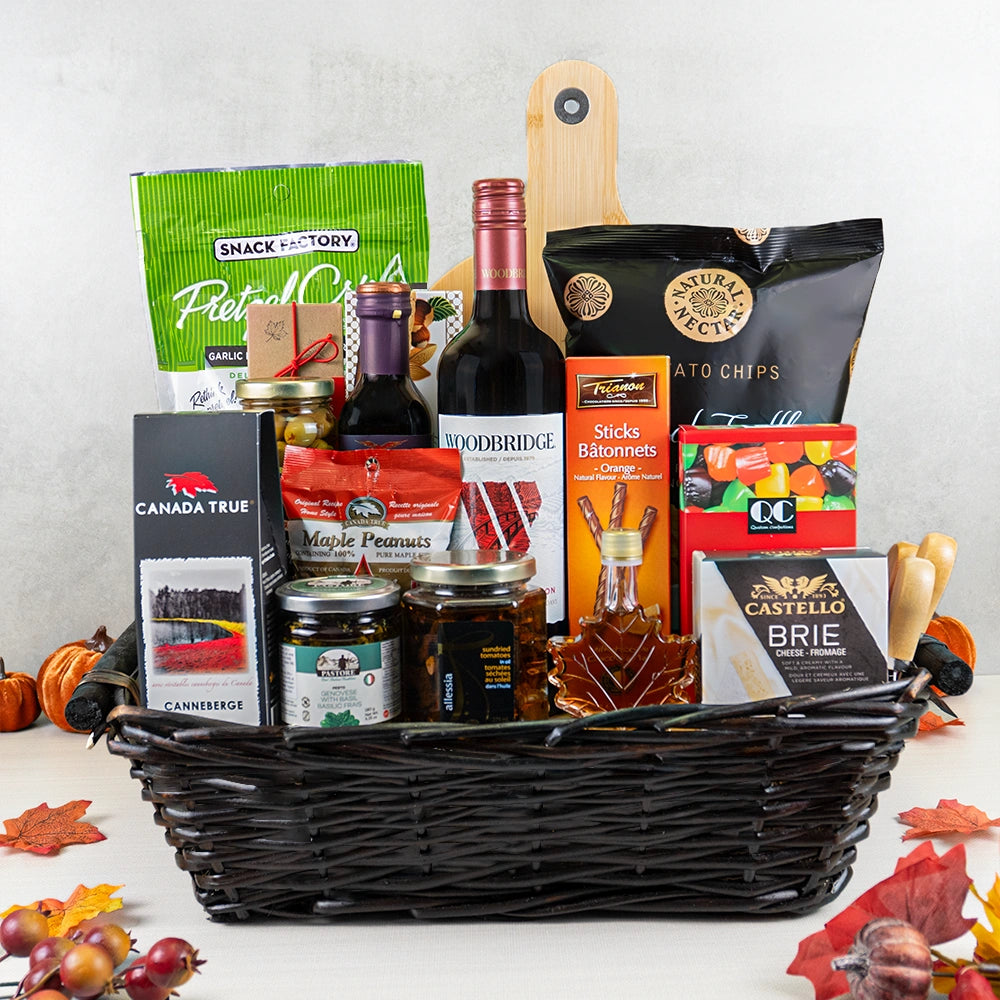 Maple Syrup And Fall Flavors Gift Basket