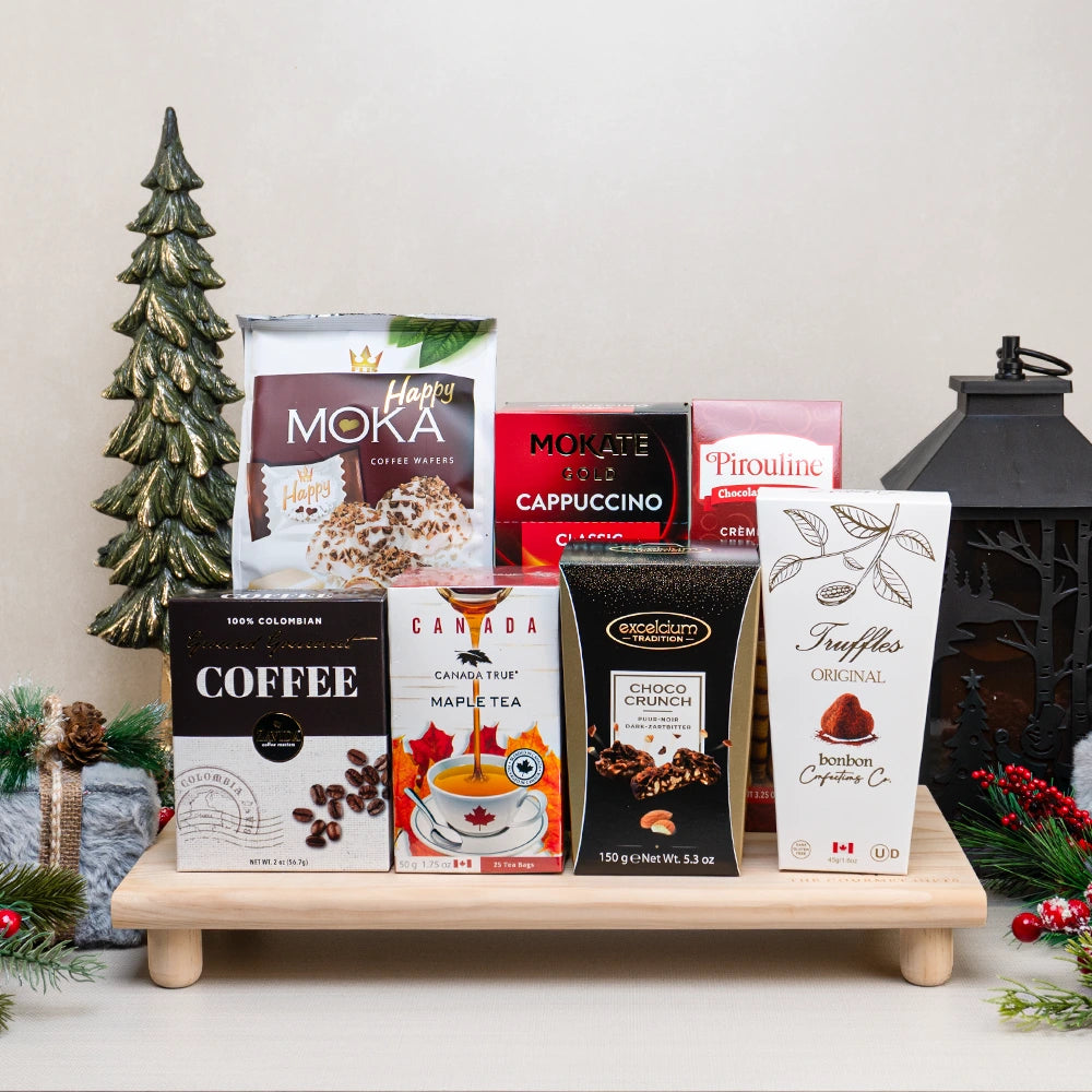 Winter Café Christmas Basket