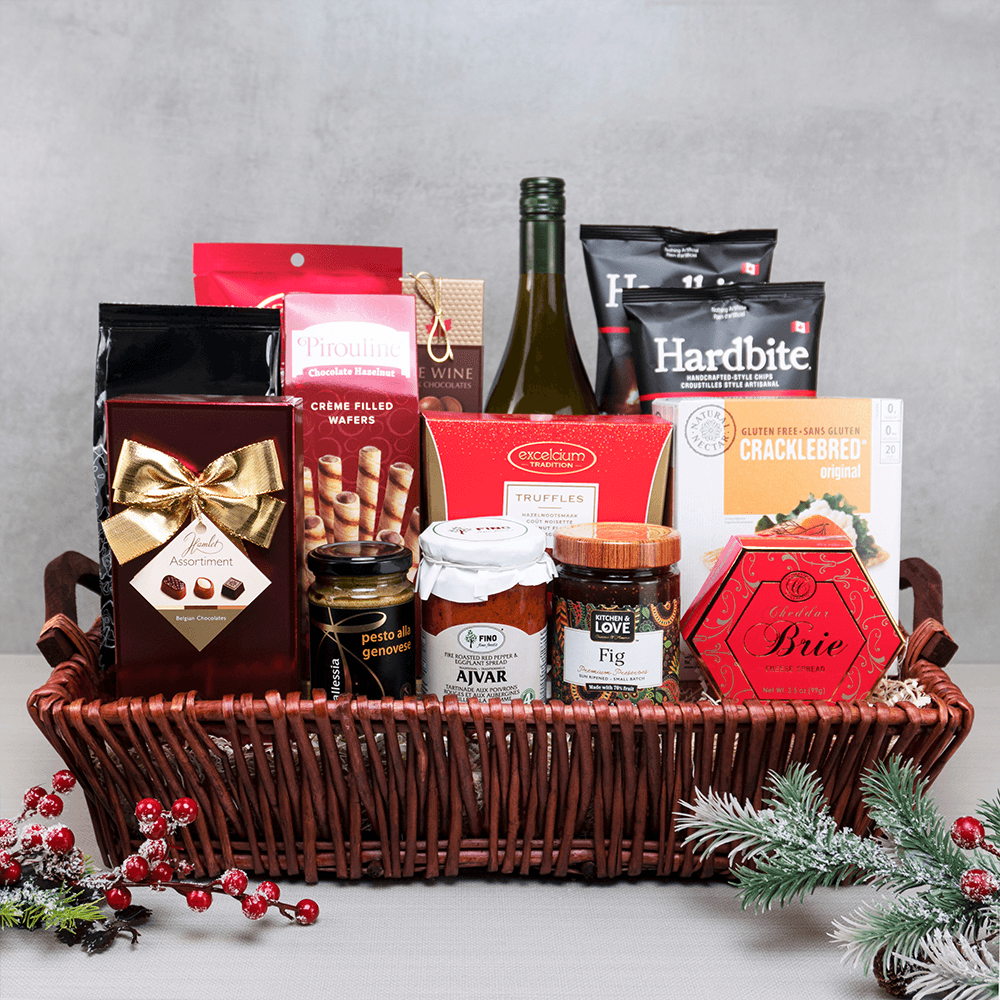 Frosty Nights Christmas Basket - The Gourmet Gifts