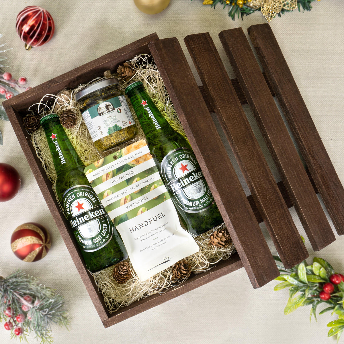 Holiday Cheers Beer And Gourmet Snacks Basket