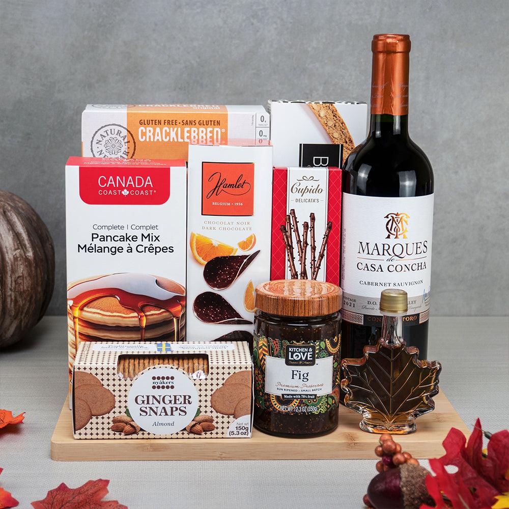 Pancake And Cabernet Gourmet Basket
