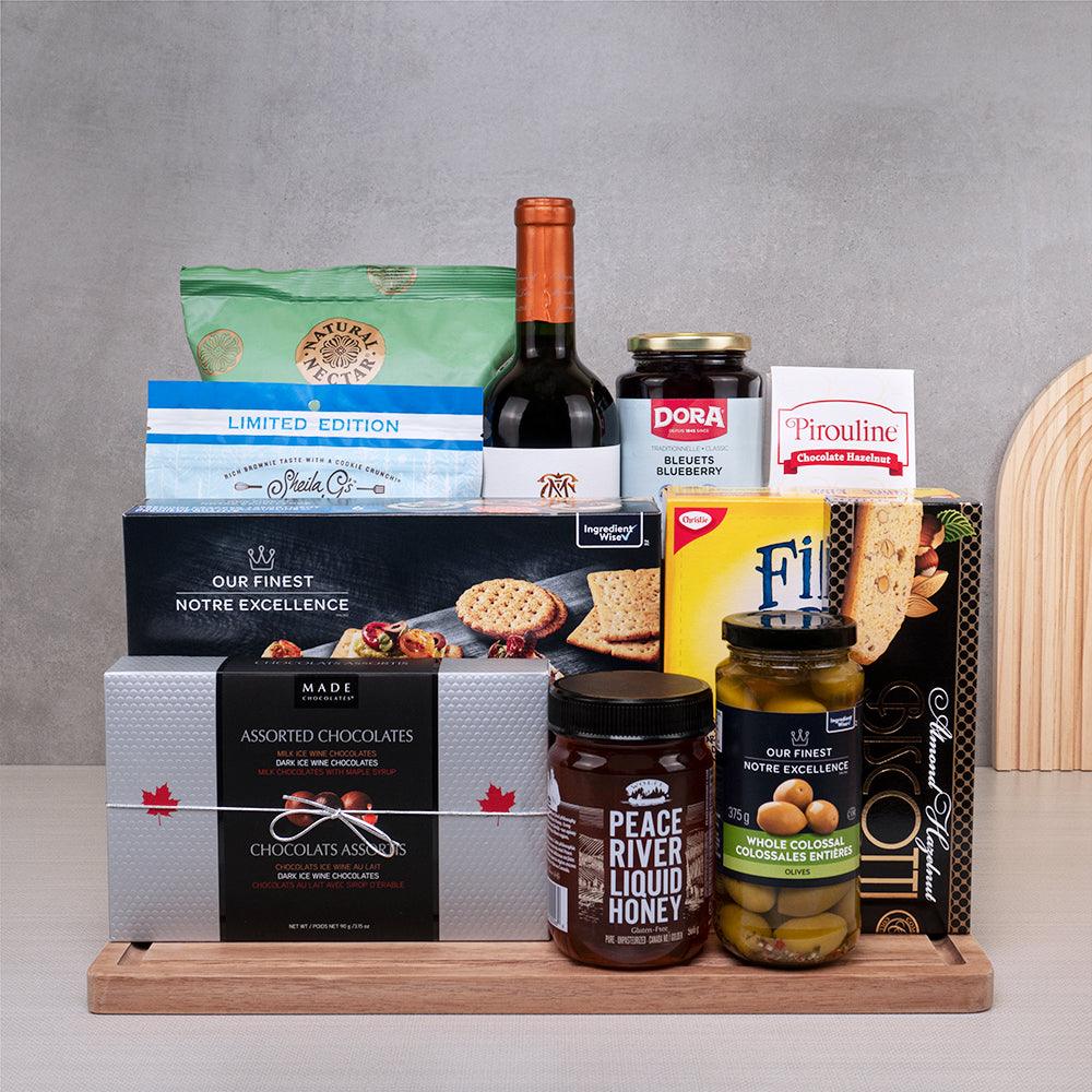 The Gourmet Wine & Snack Assortment - The Gourmet Gifts