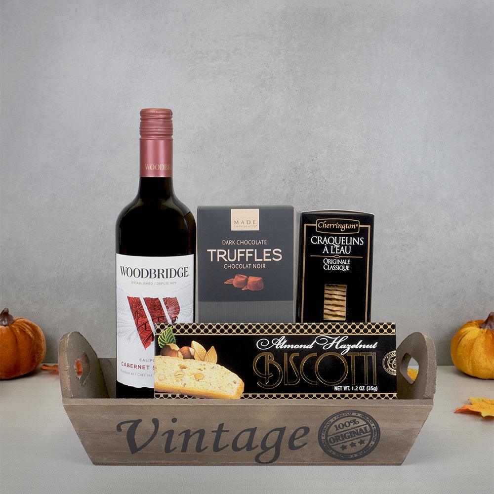 The Vintage Delight Wine Basket